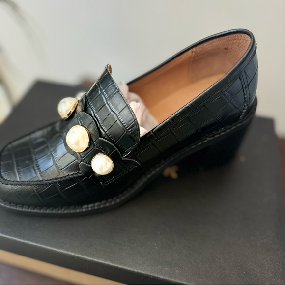 ALL BLACK Mobe Loafer Pump NEW size 38 -7/5 #10 - Picture 10 of 12